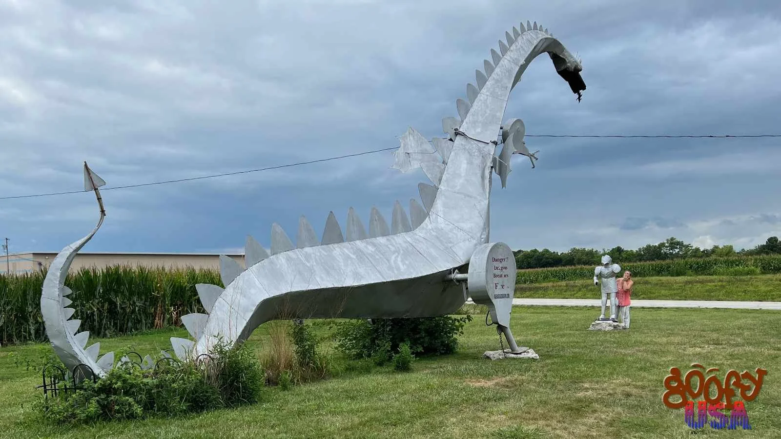 The Kaskaskia Dragon RV park - fire-breathing fun